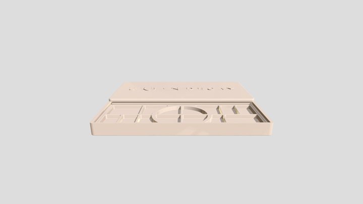 urban decay flat cool 3D Model