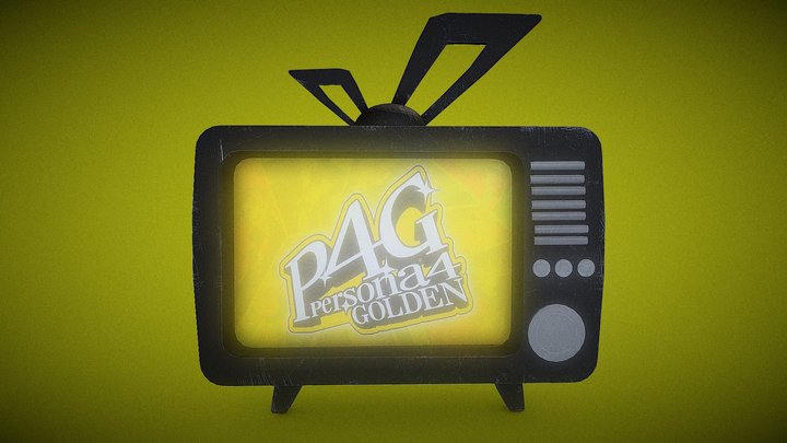 Persona 4 TV 3D Model