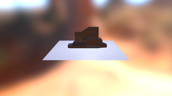 Forerunner Light Post 3D Model