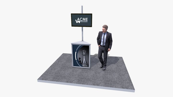 Catalog 2 - Kiosk 02 3D Model