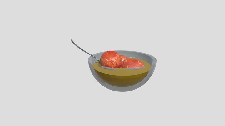 Gulab_jamun 3D Model