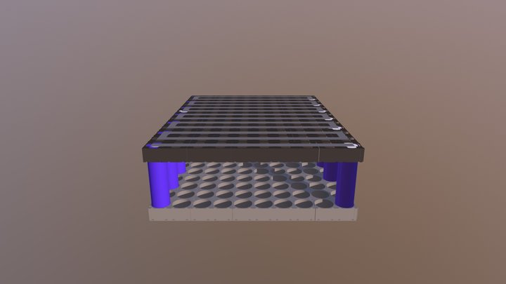 B 3D Model