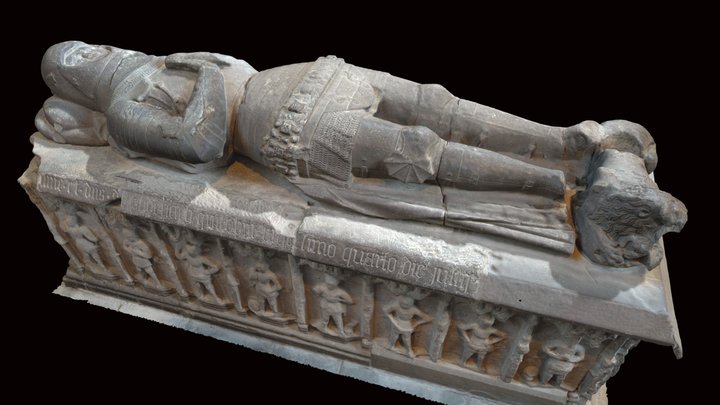 Dunkeld, effigy of the Wolf of Badenoch 3D Model