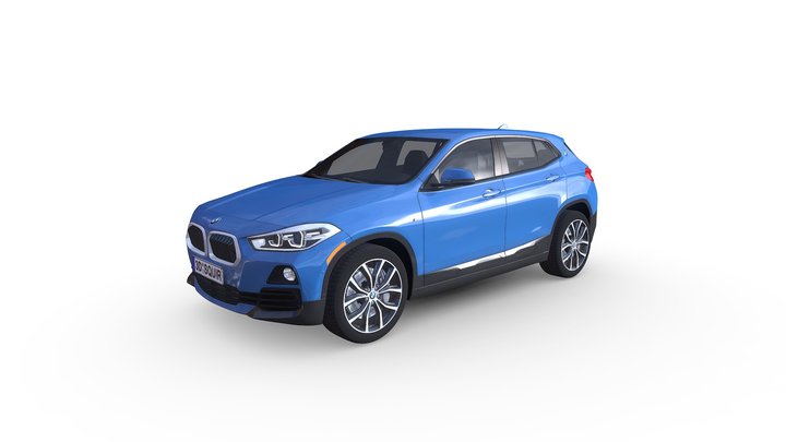 BMW X2 2019 3D Model