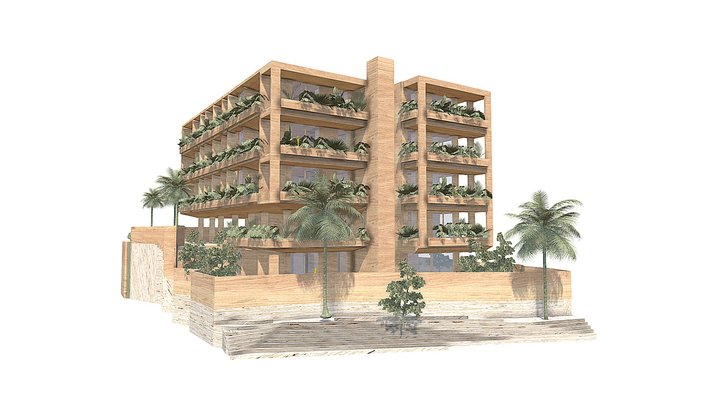 Pantai Lima - Massing 3D Model