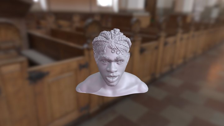 Lil Nas X: Montero Bust 3D Model