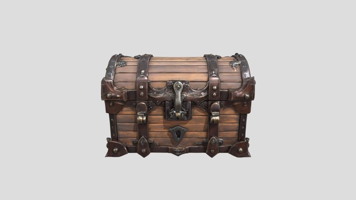 Treasure Chest 3D Model