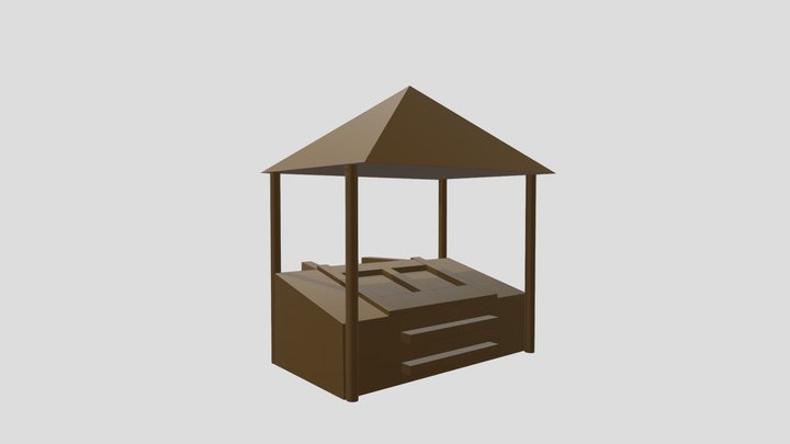 RSA Stall (unwrapped) 3D Model