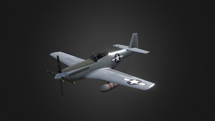 P-51D Mustang 3D Model