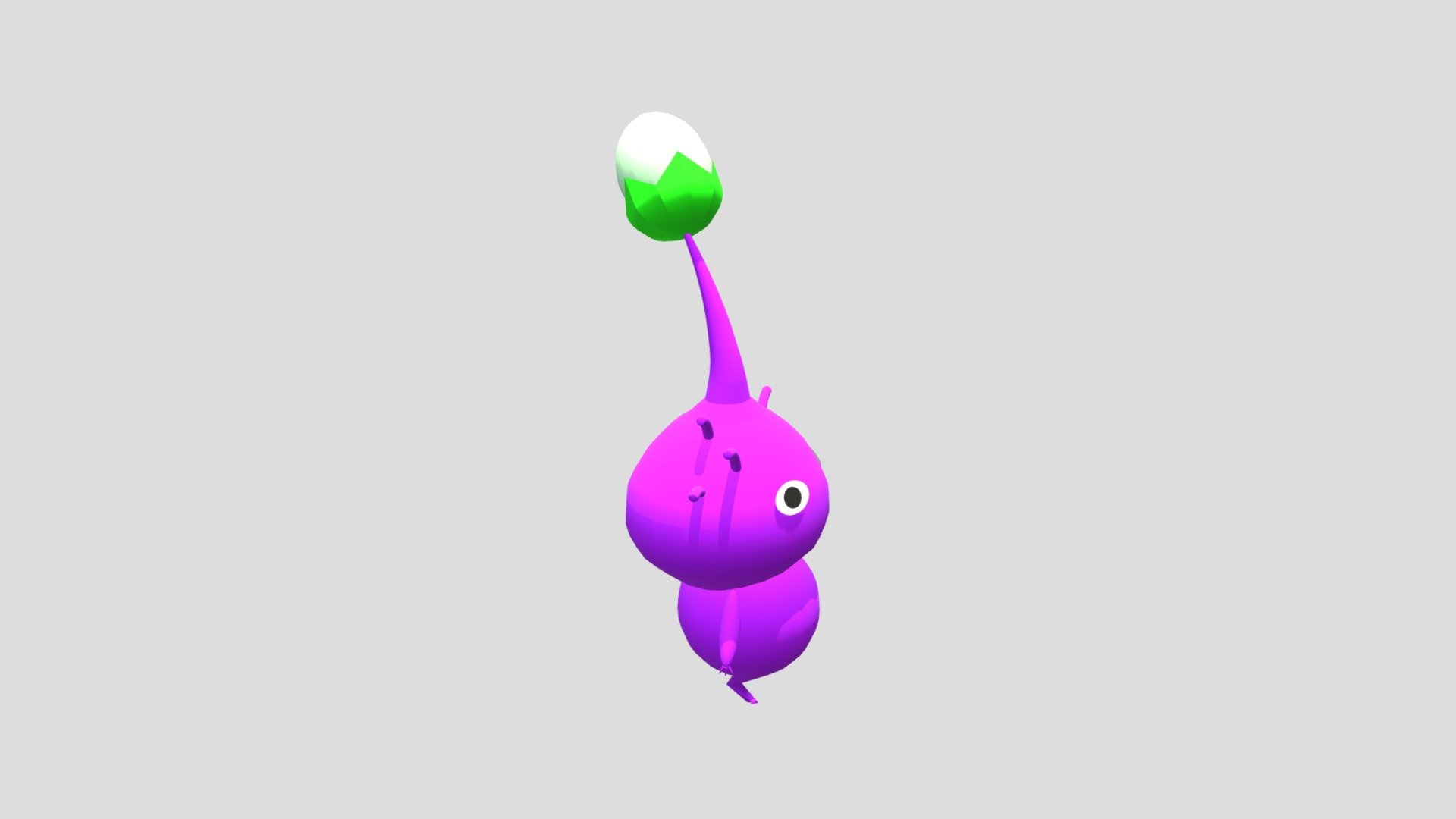 Purple Pikmin Download Free 3D model by Happy (singsumyee524