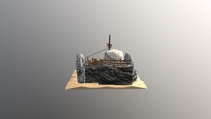 The ruined ship 3D Model