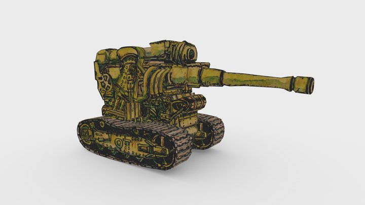 Aquarelle B-4 Howitzer
