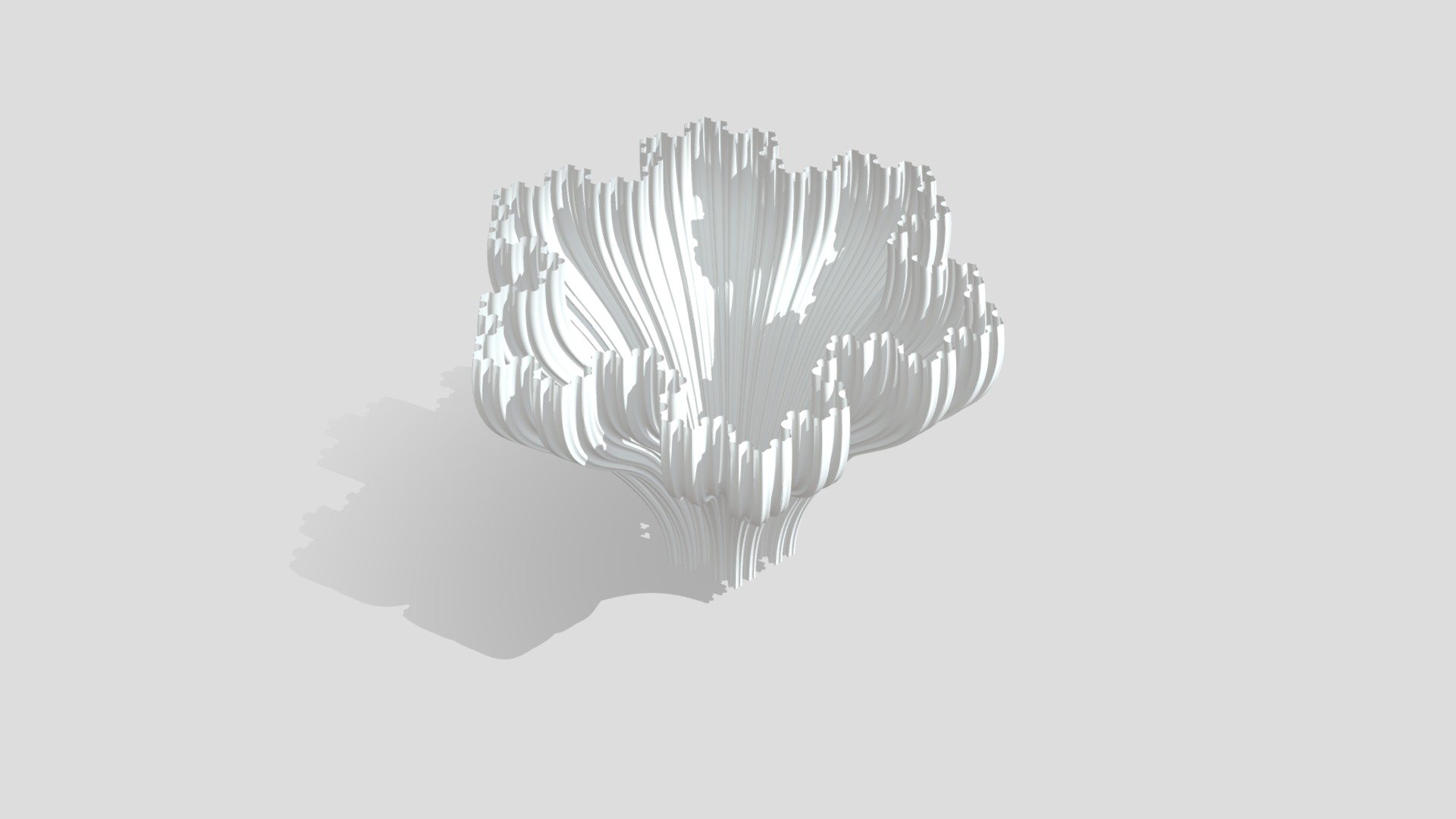 Koch Snowflake Vase — Sketchfab embed 3D viewer