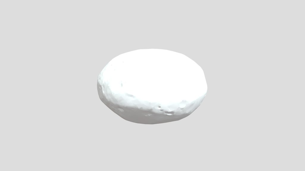 Centaur Chariklo 3d Model Without Rings