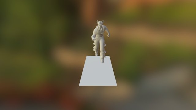 Marche Silencieuse 3D Model