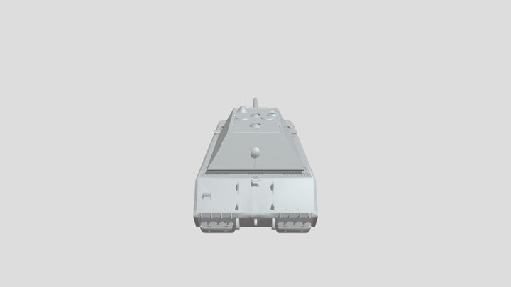 Maus tank obj(for 3Dprinting) 3D Model