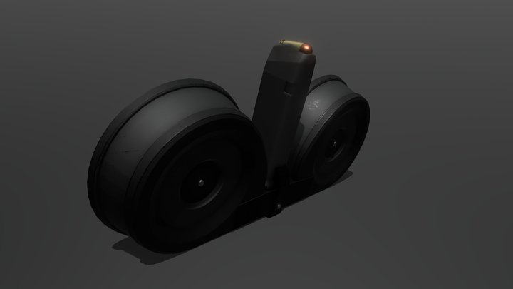 .45ACP C-Mag 3D Model