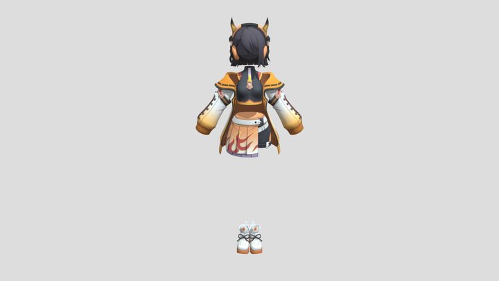 Orange Passion - Manekina – Free 3D Model STL
