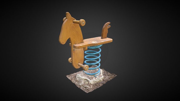 Baby Horse Swing 3D scan