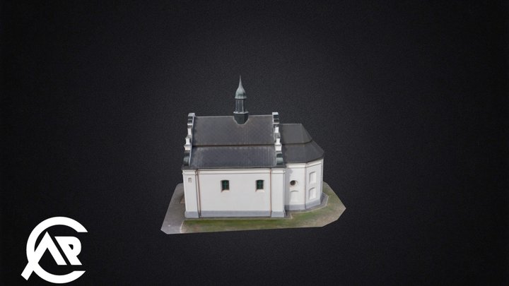 Illinska church in Subbotiv, Ukraine 3D Model