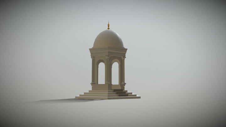 Arabic Style Gazebo 3D Model
