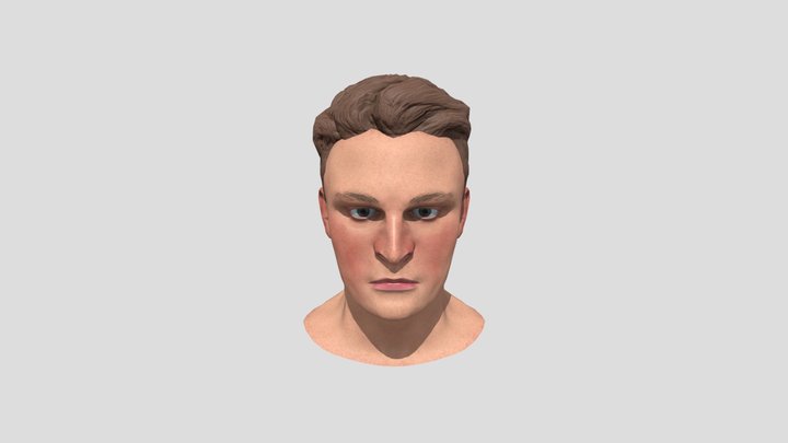 4.5. AHD_2023_3DAutoportret_Sharha_SketchFab 3D Model