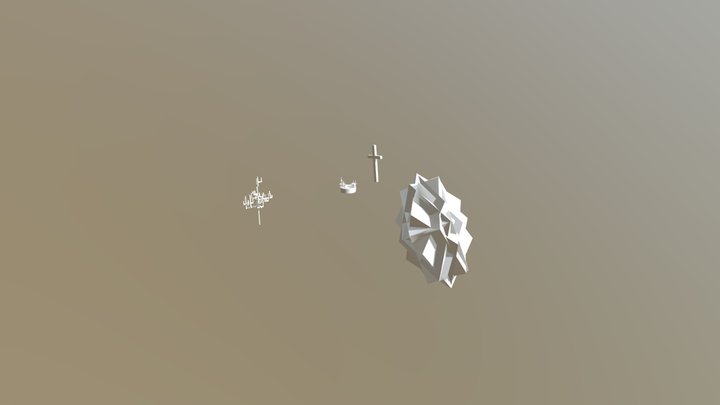Grey Box 3D Model