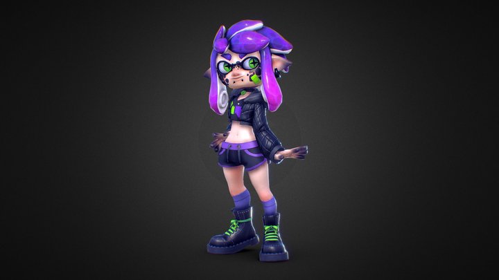 Style Study - Splatoon 3D Model