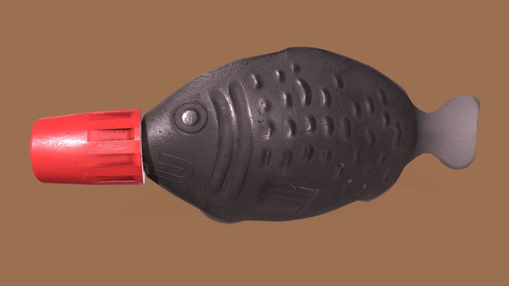 Soy Sauce Fish 3D Model