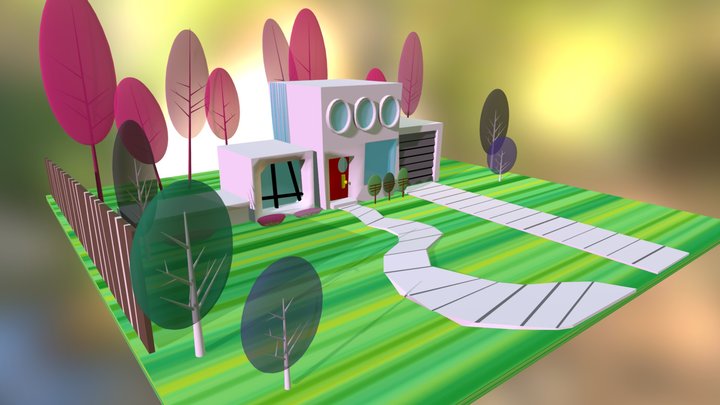 The Powerpuff Girls House 3D Model