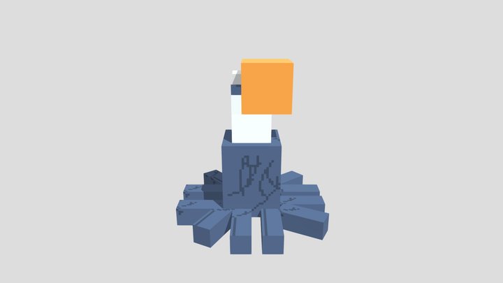 Broken vesselminecrzft(tried okay!) 3D Model