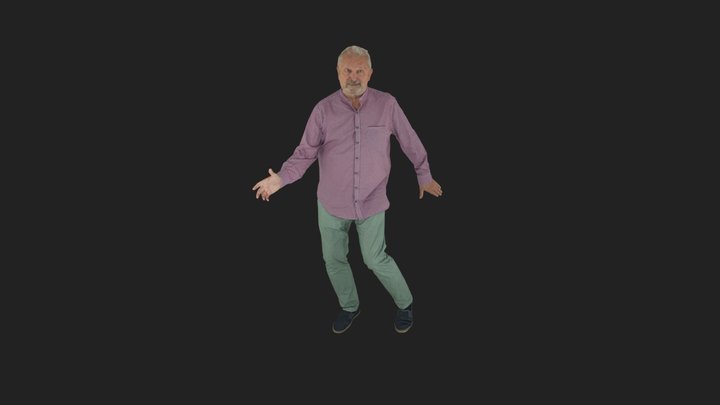 Character Pisarz 3D Model
