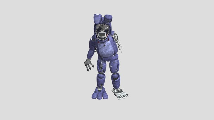 WitheredBonnie 3D Model