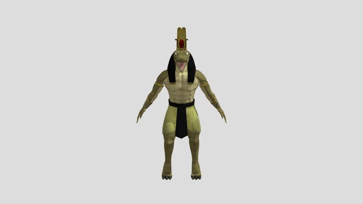 SOBEK CHARACTER 3D Model