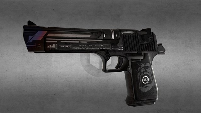 Reboot_Deagle 3D Model
