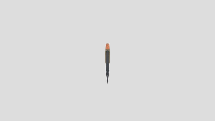 Pirate Knife 3D Model