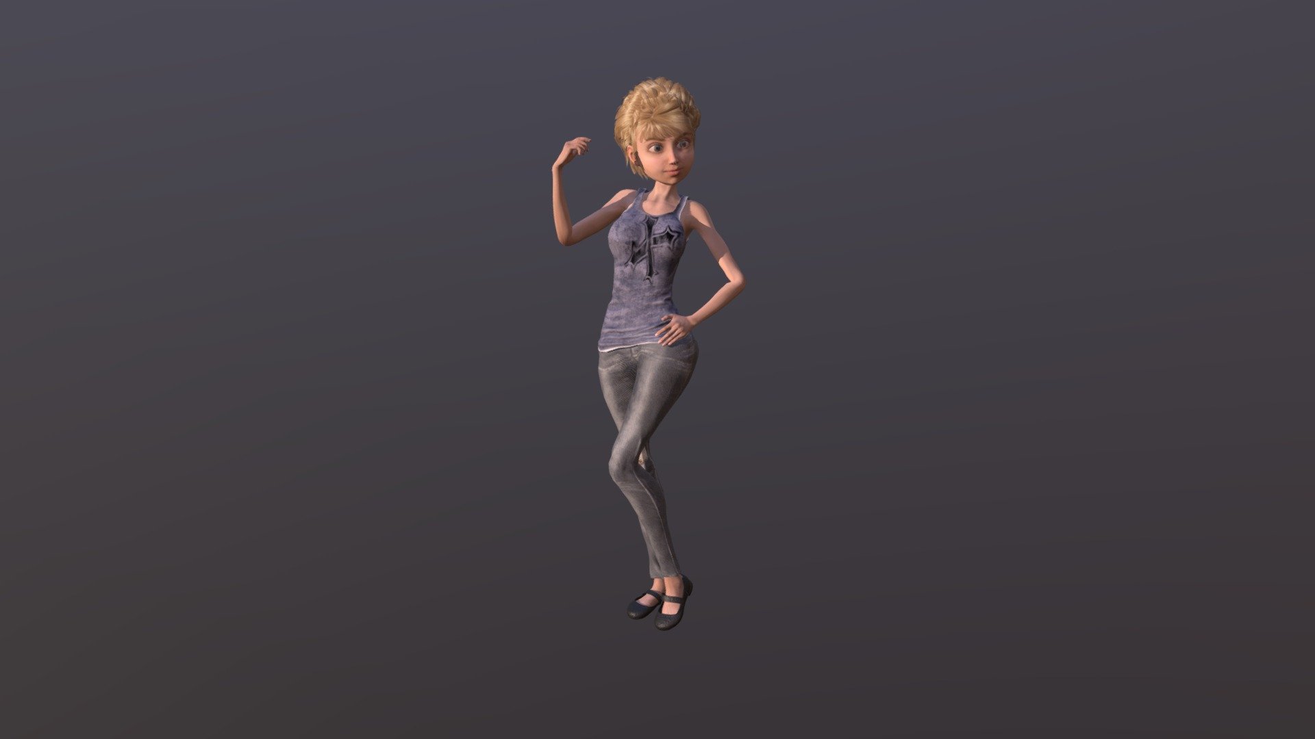 Girl 01 rigged