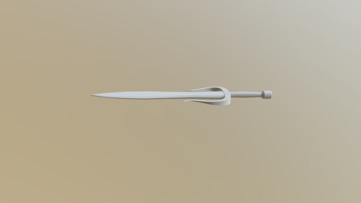 Sword Blade 3D Model