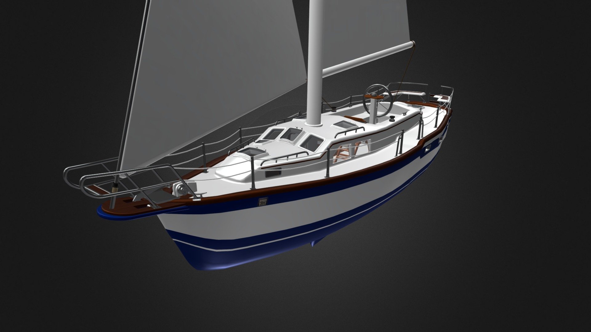 Irwin 38 Download Free 3D model by BoatUS Foundation