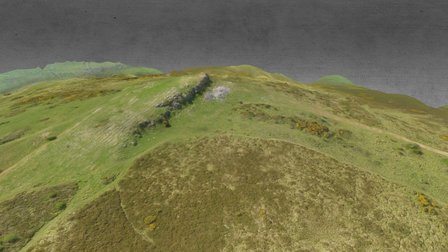 Crook Peak 3D Model