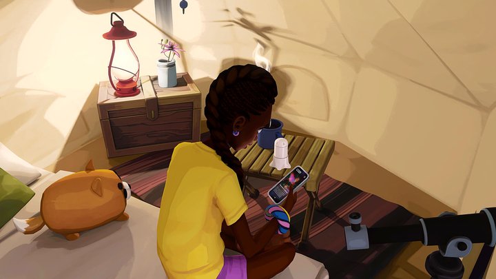 Girl with ONI Picoimager and Codi 3D Model