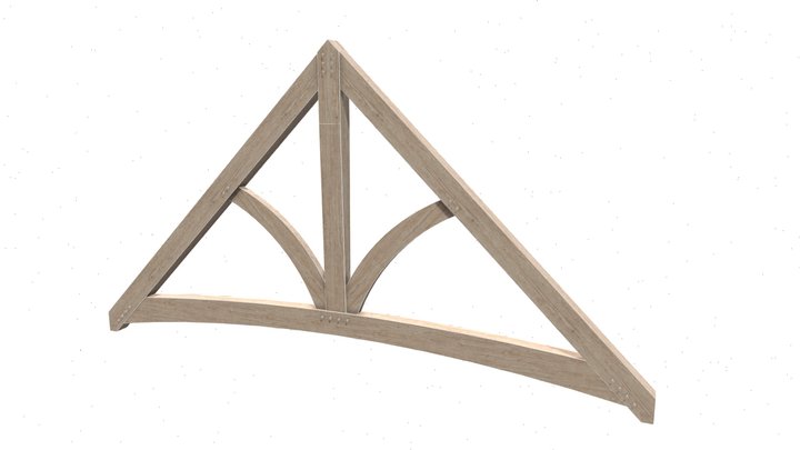 Timber Truss Styles 3D Model
