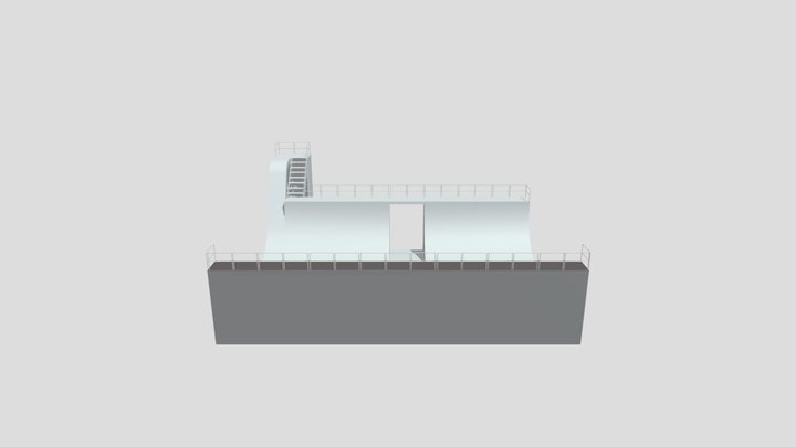 Halfpipe Model 3D Model