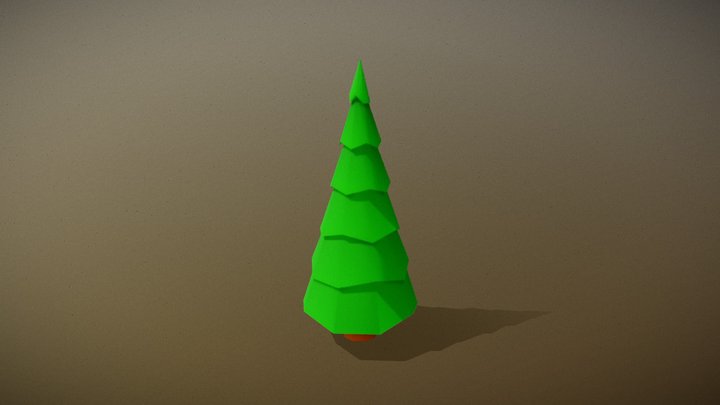 Fir tree animated 3D Model