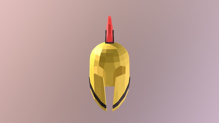 Helm Roman 3D Model