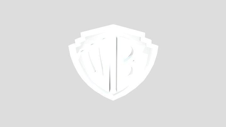 Warner Bros. Pictures 3D Shield Model 3D Model