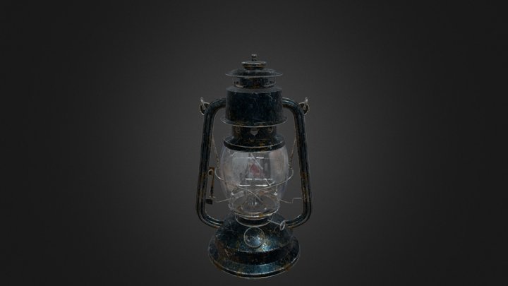 Oil Lantern 3D Model