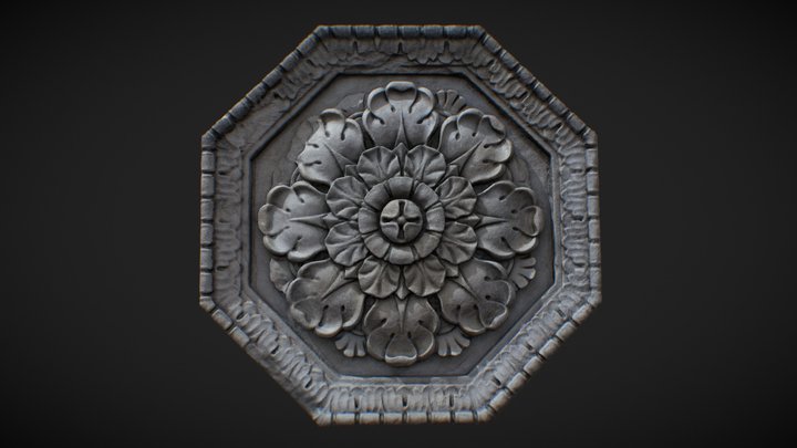 Guild Park And Gardens - Wall Flower 3D Model