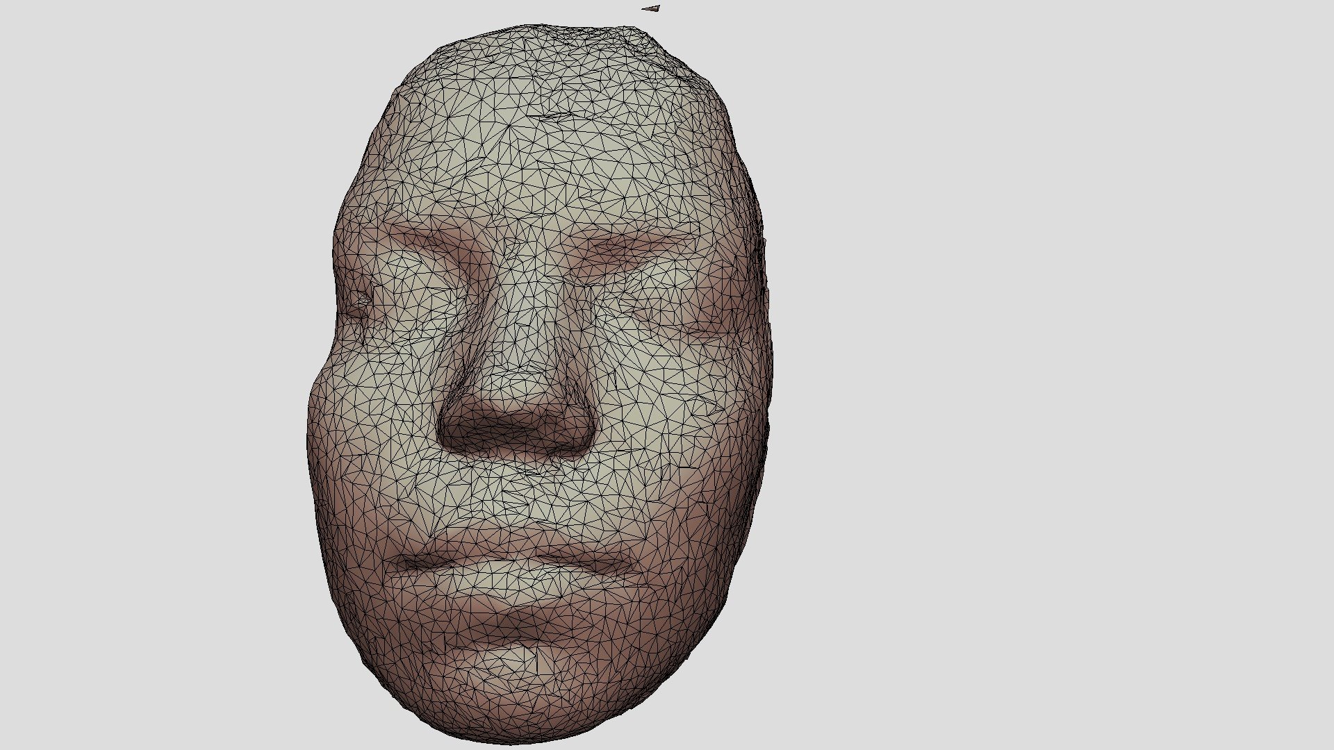 Plaster Face Test 6400 Tris - 3d Model By Jeffrey Martin (@gigajeff 