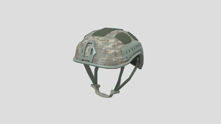 Military Helmet 3D Model